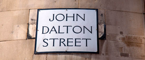 John Dalton Street Sign; Manchester